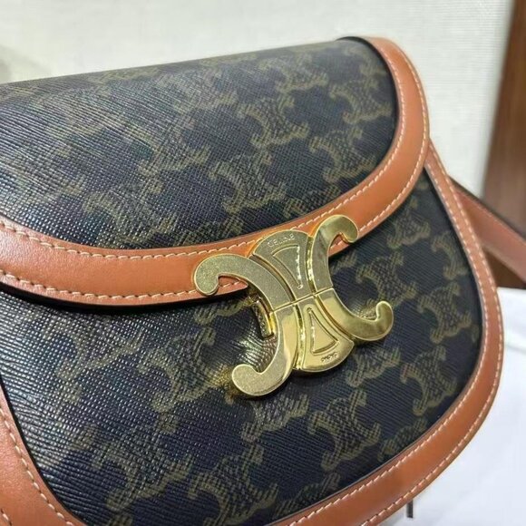 Celine Triomphe Brown & Tan - Picture 6 of 7